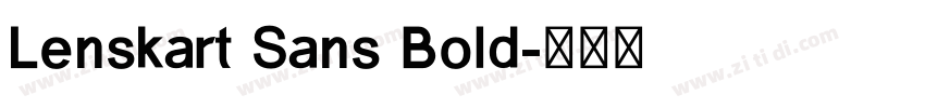 Lenskart Sans Bold字体转换